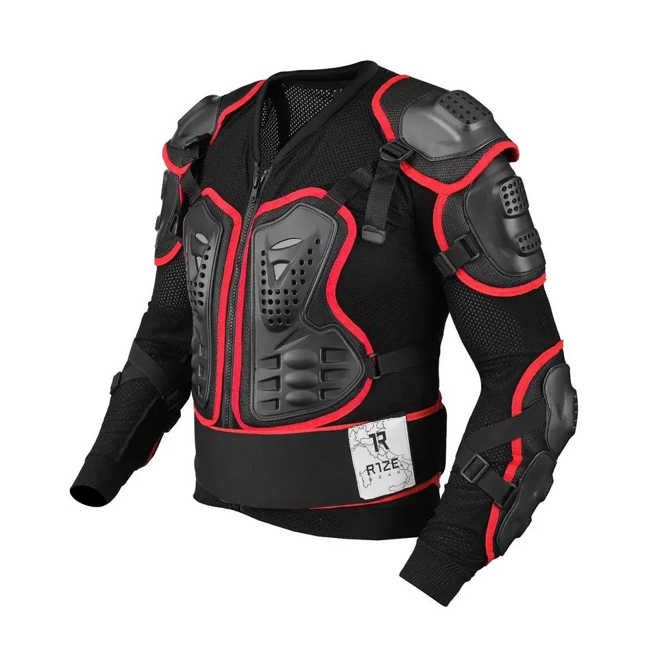 Giacca Protettiva Integrale Motocross Fuoristrada Protezione Corpetto Pettorina