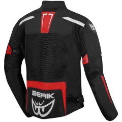 Moto Giubbotto Giacca in Tessuto da Uomo BERIK 203305 X-Speed Mesh Estiva | Rosso