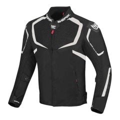 Moto Giubbotto Giacca in Tessuto da Uomo BERIK 203305 X-Speed Mesh Estiva | Grigio Sabbia