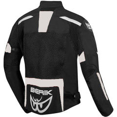 Moto Giubbotto Giacca in Tessuto da Uomo BERIK 203305 X-Speed Mesh Estiva | Grigio Sabbia