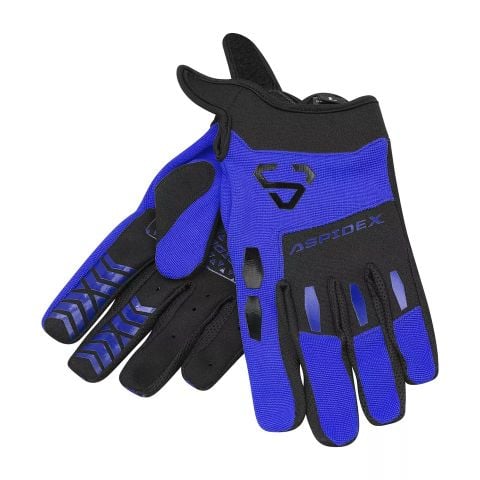 Guanti da moto invernali 503 Cross Guanti Aspidex | Blu