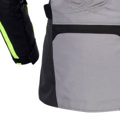 Giubbotto Moto Tessuto Spyke EQUATOR Dry Tecno Grigio Uomo | Nero Giallo Fluo