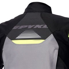 Giubbotto Moto Tessuto Spyke EQUATOR Dry Tecno Grigio Uomo | Nero Giallo Fluo
