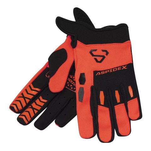 Guanti da moto invernali 503 Cross Guanti Aspidex | Arancia