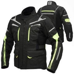 Giacca Moto Tessuto Tecnico Spyke Compass Dry  Uomo | Verde