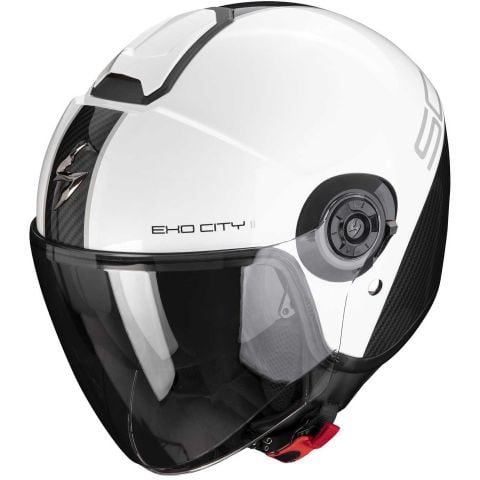 CASCHO DA MOTO JET SCORPION EXO CITY II CARBO