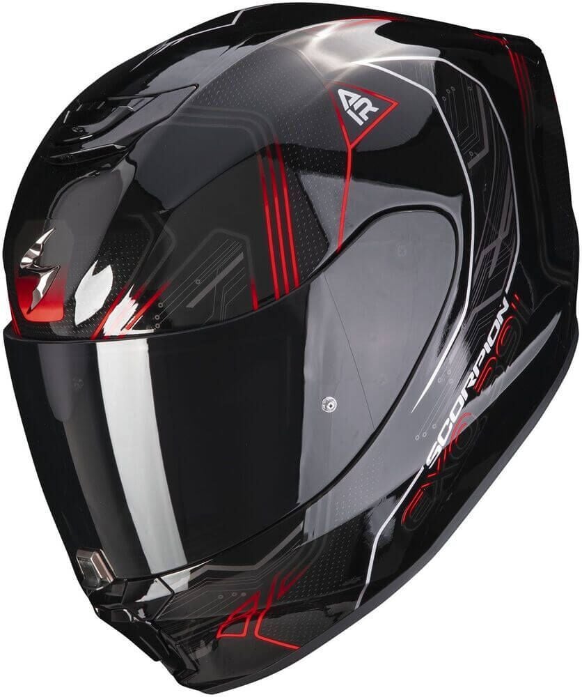 Casco Da Moto Integrali  SCORPION 391 | SPADA Nero Rosso