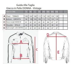 Giacca da moto in pelle vintage | Protezioni CE-DONNA-GIALLO