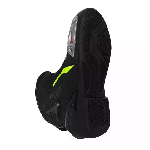 Eleganza Senza Sforzo: Scarpe in Pelle con Comfort Innovativo | Nero- Giallo Fluo
