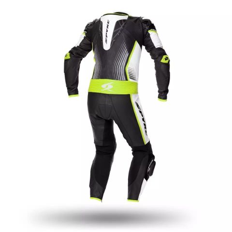 SPYKE ARAGON RACE Tuta Pelle KANGOORO Pista Moto Protezioni CE Omologate Intera - Giallo