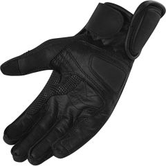 Guanti Moto Pelle Traforati Aspidex - Protezioni Carbonio, Estivi | Nero