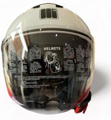 Casco Da Moto Jet MOTOCUBO | ROBIN Bianco