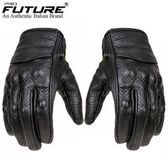 PRO FUTURE Guanti in Pelle da Moto-TRAFORATO