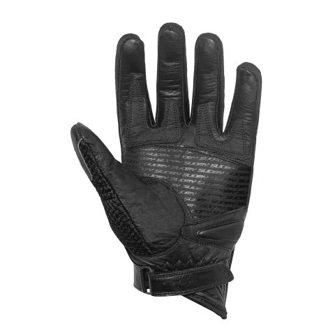 Guanto Moto Estivi In Pelle Aspidex Air Pro Nero