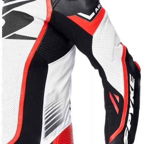 SPYKE ARAGON RACE Tuta Pelle KANGOORO Pista Moto Protezioni CE Omologate Intera - Rosso