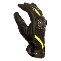 Guanti Moto Estivi LS2 Spark 2 - Pelle CE, Protezioni Carbonio | Nero - Giallo