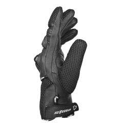 Guanti Moto Invernali In Pelle Protesi Mesh Stima | Nero