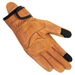Guanti da Moto in Pelle da Uomo(WAX GIALLO)