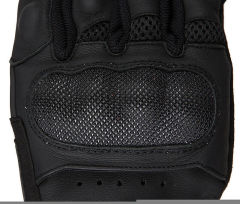 Guanti Moto Tucano Urbano MRK Skin - Pelle Traforata, CE, Touch Screen-NERO/ROSSO