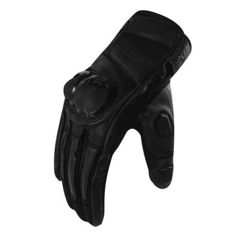 Guanti Moto ASPIDEX Ultimate Racing | Certificati KP 1, Pelle Vera, Touchscreen -Nero