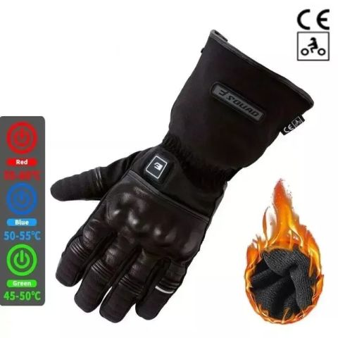 Guanti DA Moto Riscaldati Elettrici Invernali Touchscreen Riscaldamento