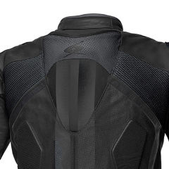 Giubotto Moto Uomo In Pelle Spyke Estoril-Nero