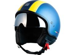 Casco Da Moto Jet Motocubo Spider | Blu