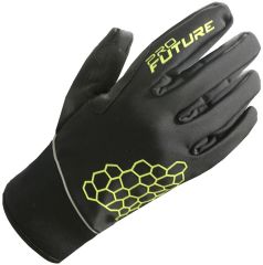 Guanti Moto Invernali In Tessuto Hypora Winter Comfort | Nero - Giallo