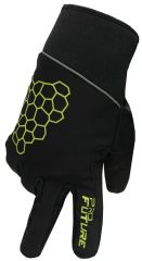 Guanti Moto Invernali In Tessuto Hypora Winter Comfort | Nero - Giallo