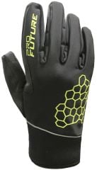 Guanti Moto Invernali In Tessuto Hypora Winter Comfort | Nero - Giallo