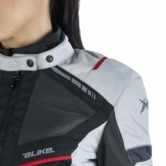 ALIKE Giacca Lady Moto Donna Tessuto Protezioni CE Termico Sfoderabile Scooter