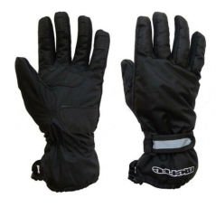 GUANTI MOTO INVERNALI IN TESSUTO BIEFFE LONG CITY  | NERO