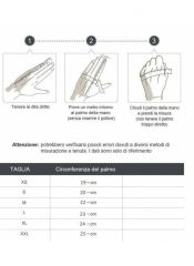 Guanti Moto in Tessuto Elasticizzato 4 Vie con Amara e Fodera Thinsulate | Nero