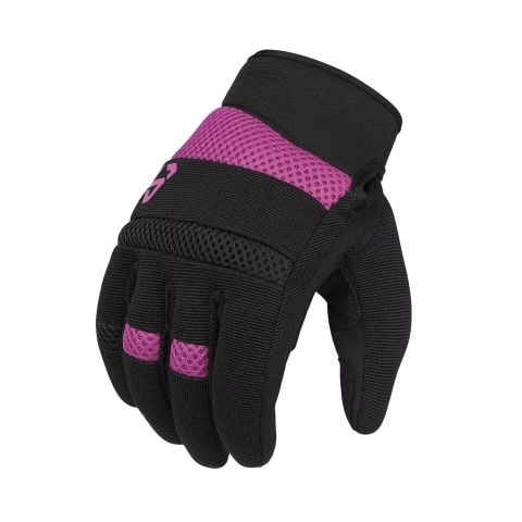 Guanti Moto Estivi in Tessuto Athene X | Nero - Rosa