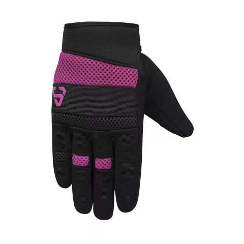 Guanti Moto Estivi in Tessuto Athene X | Nero - Rosa