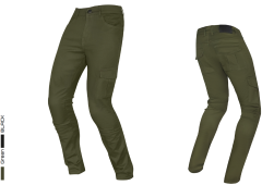 Jeans da Moto Con Protezione | Verde