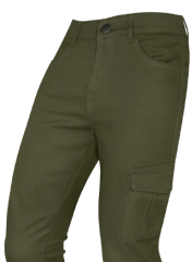 Jeans da Moto Con Protezione | Verde