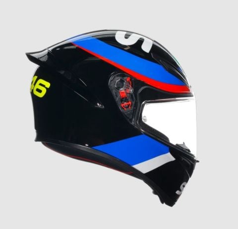 Casco Da Moto Integrali AGV K1 Sky | Nero - Blu