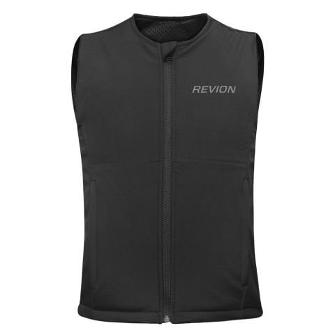 GILET PER MOTO IN TESSUTO ARMADILLO NERO ALIKE