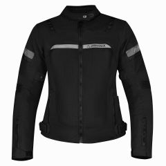 GIACCA DONNA R2F IMPERMEABILE - Moto Estiva Aspidex CE -NERO