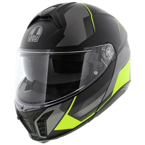 Casco Da Moto Modulari AGV TouModular | Nero Giallo