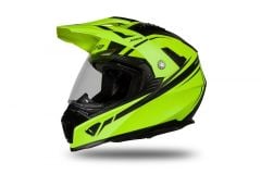 Casco Da Moto Cross Uomo UFO AIRES HE179 | Verde