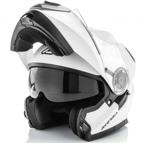 Casco Da Moto Modulari Acerbis Serel | Bianco