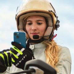 Interfono Bluetooth Midland® BT singolo per connessione mini casco moto