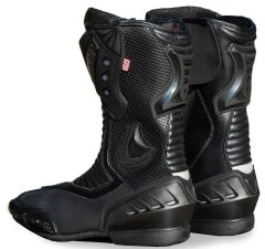 ASPIDEX Stivale da moto in pelle(Nero)
