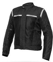 Giubboto Moto Estivo Traforato Donna Tessuto Technico Gorica | Nero