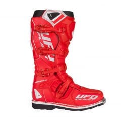 Stivali Moto Cross Enduro Touring UFO PLAST OBSIDIAN Bo009-B | Rosso