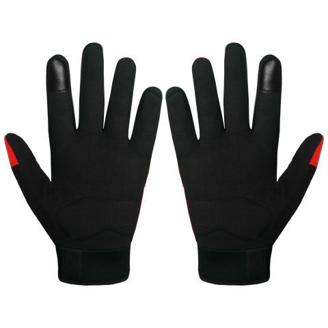 Guanti Moto in Tessuto Spartan Gloves | ROSSO-NERO