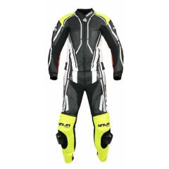 Tuta da Moto da Corsa in Pelle da Uomo