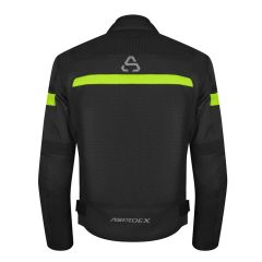 Safola Air: Giacca Moto Estiva CE Omologata con Mesh Impermeabile e Design Slim | Nero Giallo